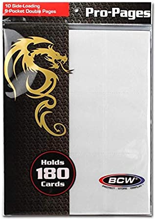 BCW 9-Pocket Page 10pk - White