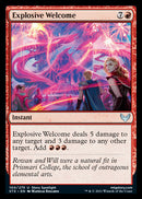 Explosive Welcome [Strixhaven: School of Mages]