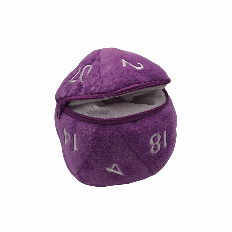 D20 Plush Dice Bag
