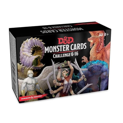 Dungeons and Dragons- Monster Cards: Challenge 6-16
