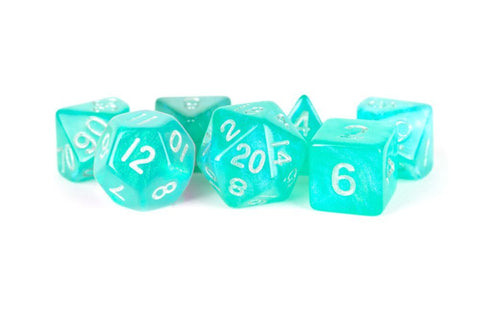 Fanroll RPG Dice Set - Stardust Turquoise