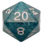 Mega Acrylic d20: Ethereal Light Blue