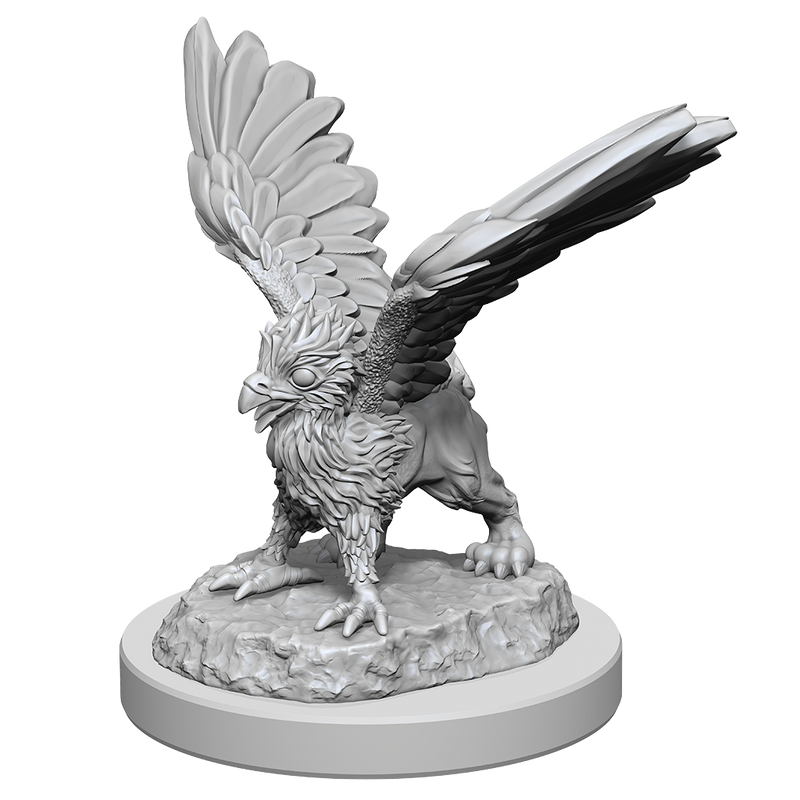 D&D Unpainted Miniature Griffon Hatchlings