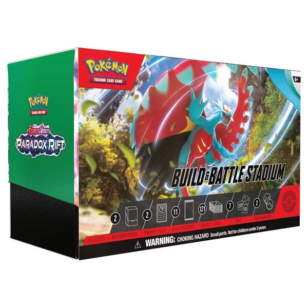 Pokemon TCG Scarlet & Violet 4 Paradox Rift Build & Battle Stadium