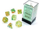 Chessex 7 Dice set - Nebula (Spring/ White) Luminary