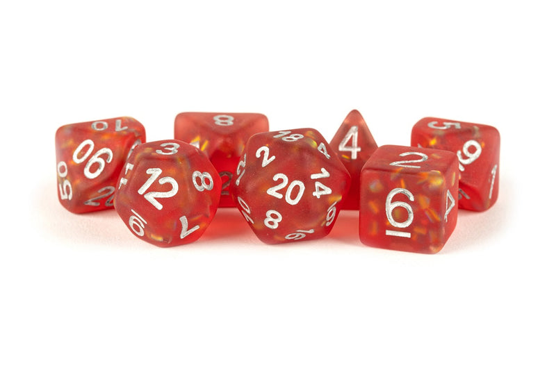 16mm Poly Resin Dice Set: Icy Opal