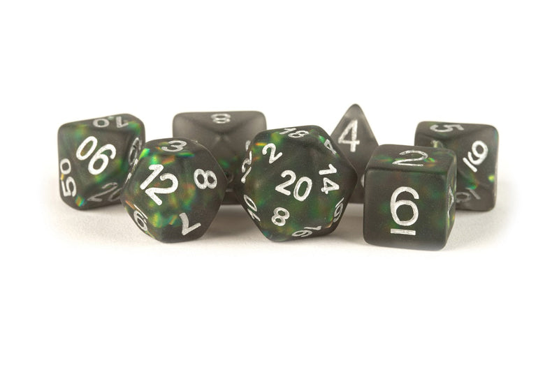 16mm Poly Resin Dice Set: Icy Opal