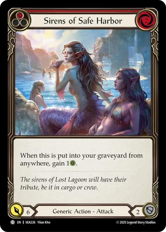 Sirens of Safe Harbor (Red) [SEA226] (High Seas)