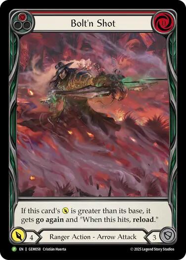Bolt'n Shot (Red) [GEM058] (GEM Pack 2)