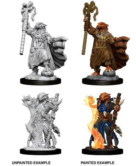 D&D Nolzurs Marvelous Unpainted Miniatures - Dragonborn Sorcerer