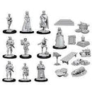 WizKids Deep Cuts Unpainted Miniatures Towns People Castle