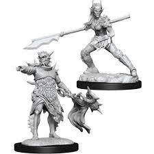 D&D Miniature Figurine - Coralhelm Commander & Halimar Wavewatch