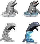 Wizkids Deepcuts Unpainted Miniatures Dolphins