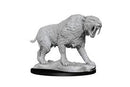 Wizkids Deepcuts Unpainted Miniatures Saber-Toothed Tiger