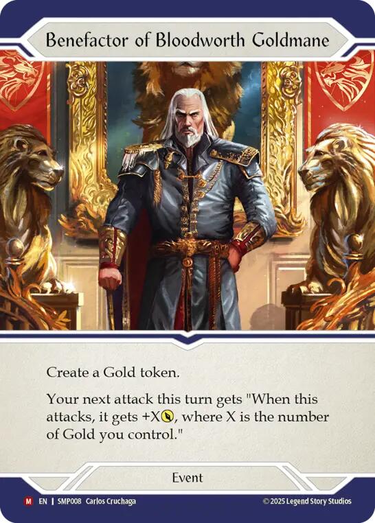 Benefactor of Bloodworth Goldmane [SMP008] (Smash Palace)
