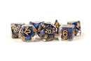 Pearl Resin Poly Set: Royal Blue w/ Gold Numbers