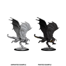 D&D Nolzurs Marvelous Unpainted Miniatures Young Black Dragon
