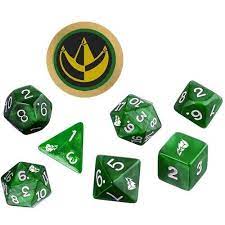 Power Ranger Dice Set
