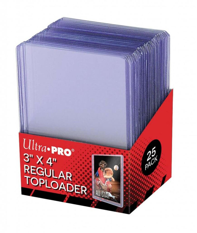 Ultra Pro – 3″ X 4″ Clear Regular Toploaders (25 Pack)