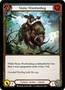 Stony Woottonhog (Blue) [MON286-RF] (Monarch)  1st Edition Rainbow Foil