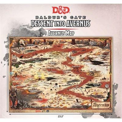 D&D Game Mat - Avernus (23" x 15")