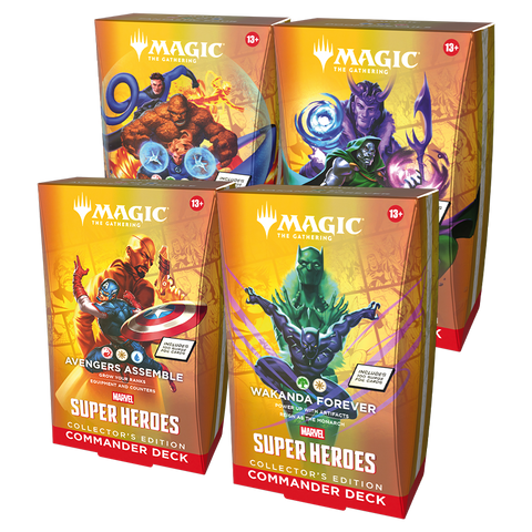 **PRE-ORDER** MTG Commander Decks - Marvel Super Heroes (Collector Edition)