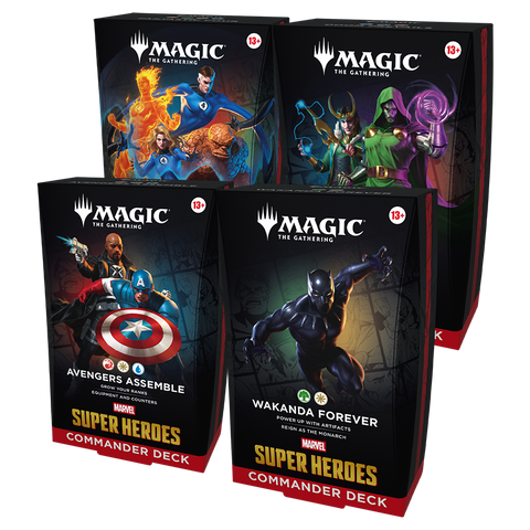 **PRE-ORDER** MTG Commander Decks - Marvel Super Heroes