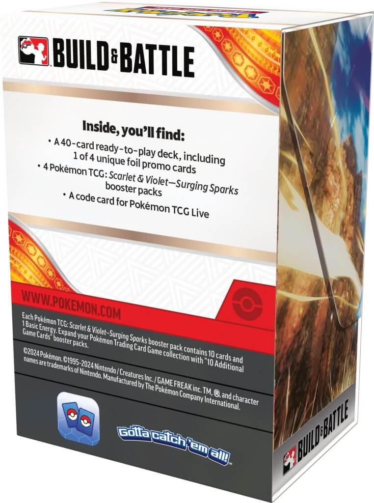 PKM Build & Battle Box – Surging Sparks