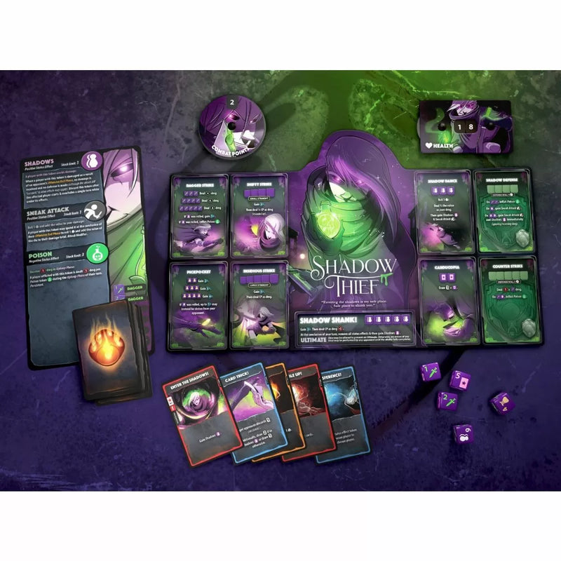 Dice Throne Season 1 Rerolled - Pyromancer vs Shadow Thief
