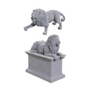 WizKids Deep Cuts Unpainted Miniatures - Stone Lion/Animated Stone Lion