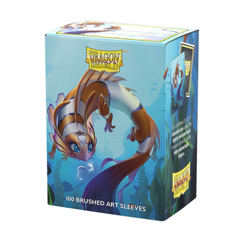 Dragon Shield  - Standard Size Brushed Art Sleeves - Spirit Animal Series