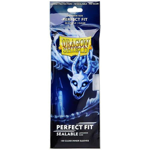 Dragon Shield Japanese Sized Sealable Clear Inner Sleeves (100ct)