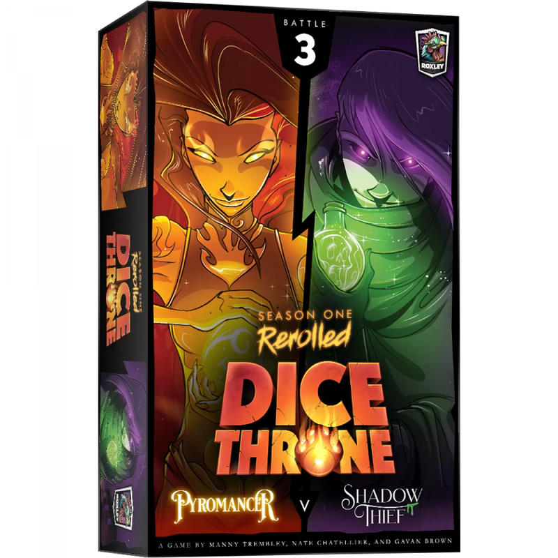 Dice Throne Season 1 Rerolled - Pyromancer vs Shadow Thief