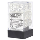 Chessex 12-Die Set - Translucent