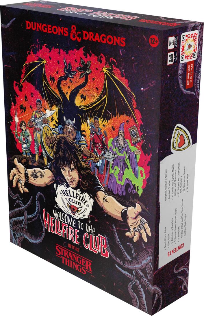 D&D Dungeons & Dragons Stranger Things Welcome to the Hellfire Club