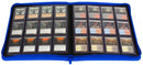 BCW Zipper-Folio LX 12-Pocket - Blue