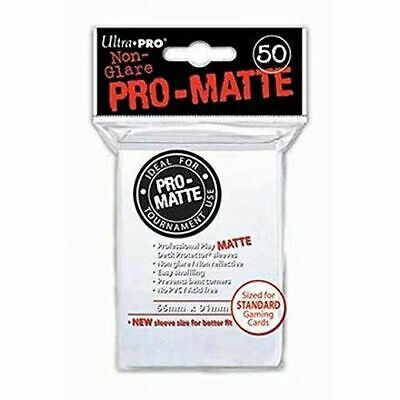 Ultra Pro Matte Sleeves Standard 50ct - white