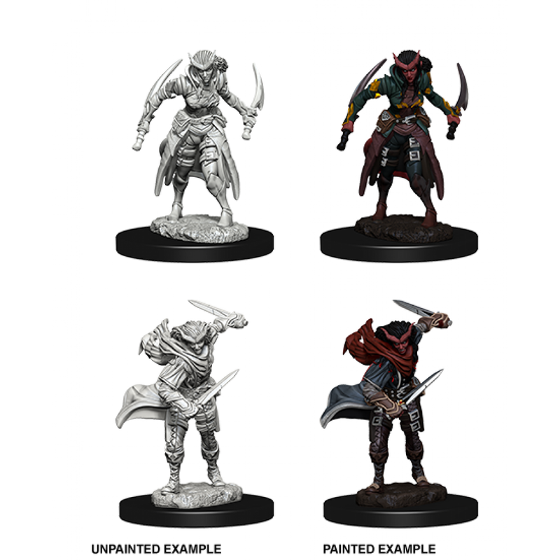 D&D Nolzurs Marvelous Unpainted Miniatures Tiefling Female Rogue