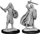 D&D Miniature Figurine - Female Human Champion