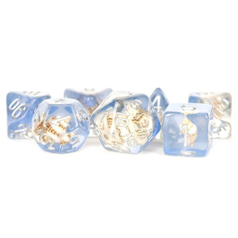 16mm Resin Poly Dice Set Sea Conch