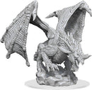 D&D Miniature Figurine - Young Blue Dragon