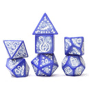 Sirius Dice – Dice Set – Illusory Stone: Purple Agate
