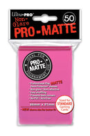 Ultra Pro Matte Sleeves Standard 50ct - bright pink