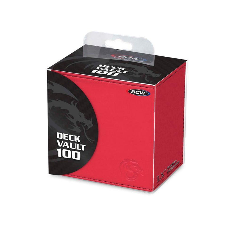 BCW Deck Vault 100 Red